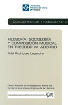 Filosofía, Sociología y Composición musical en Theodor W. Adorno